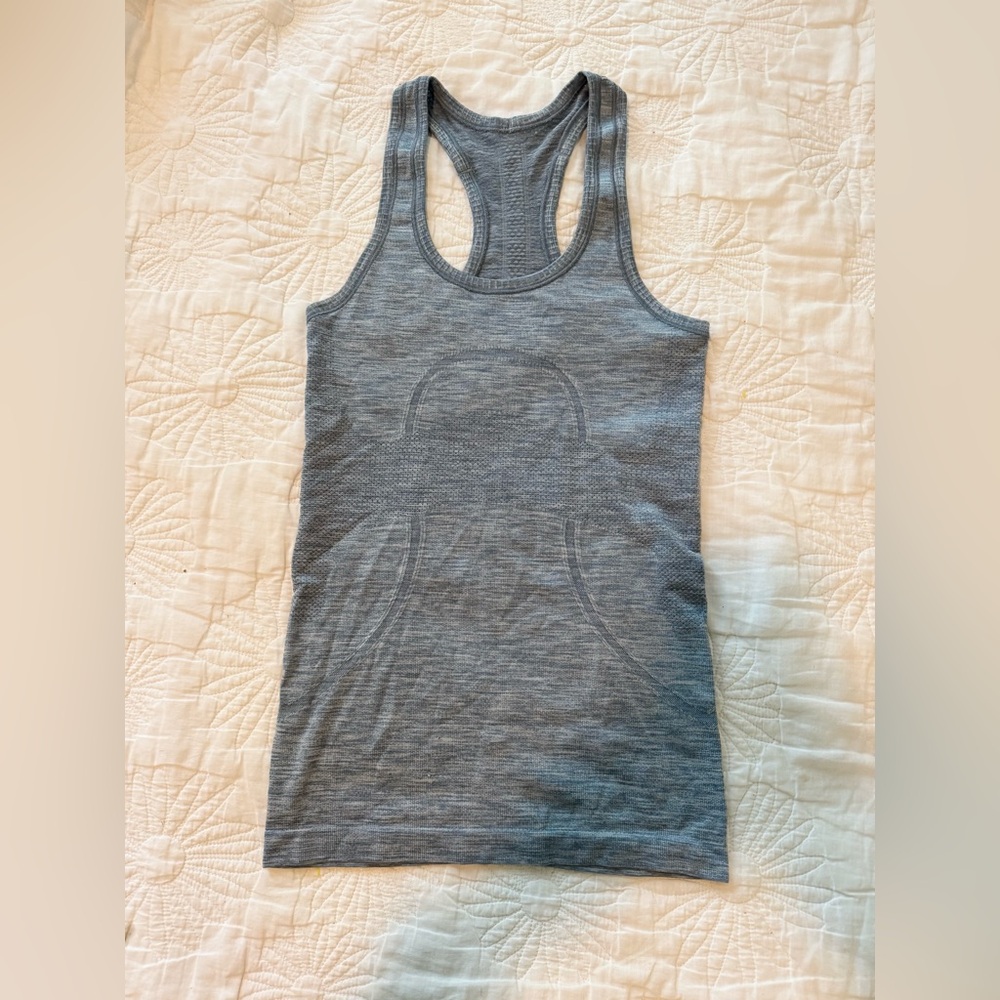 Lululemonn Swiftly Tech Racerback In Heathered De… - image 3